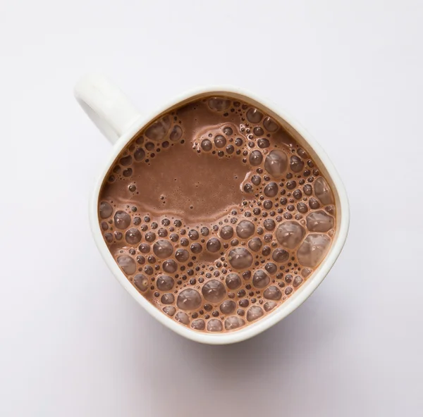 Cocoa in a white cup