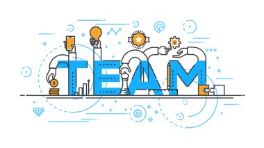 Düz çizgi tasarım-takım