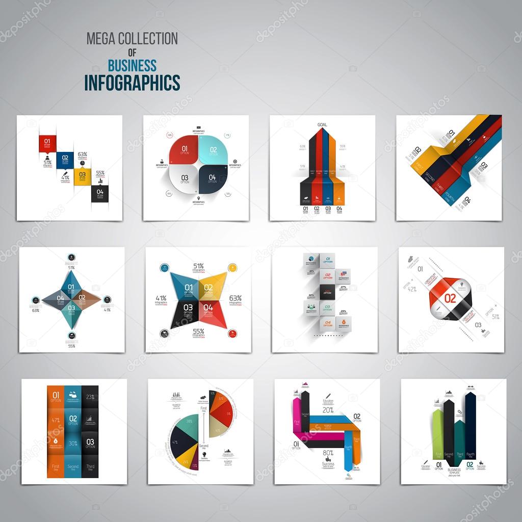 Mega Collection of  Infographics objects 