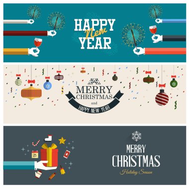 Noel ve Yeni Yıl afişi