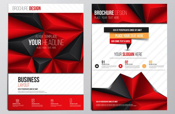 Broschüre Design Template — Stockvektor