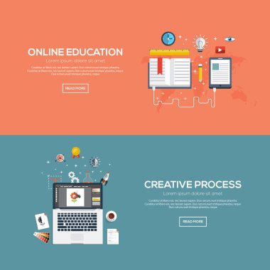 düz tasarlanmış afiş