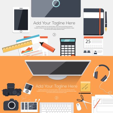 düz tasarlanmış afiş