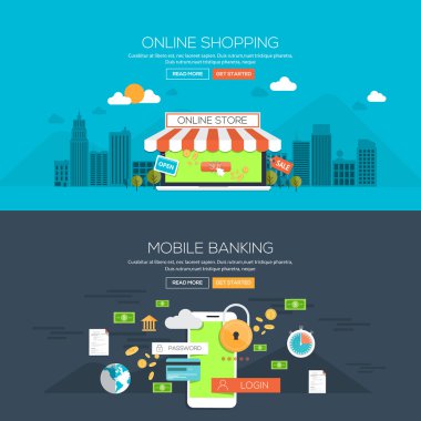 düz tasarlanmış afiş