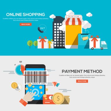 Düz tasarım illüstrasyon kavramlar