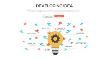 Düz tasarım grafik görüntü konsepti
