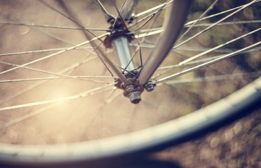 Bisiklet ön tekerlek.