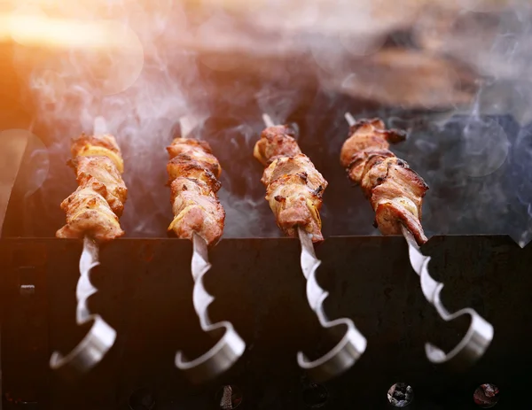 Schaschlik grillen — Stockfoto