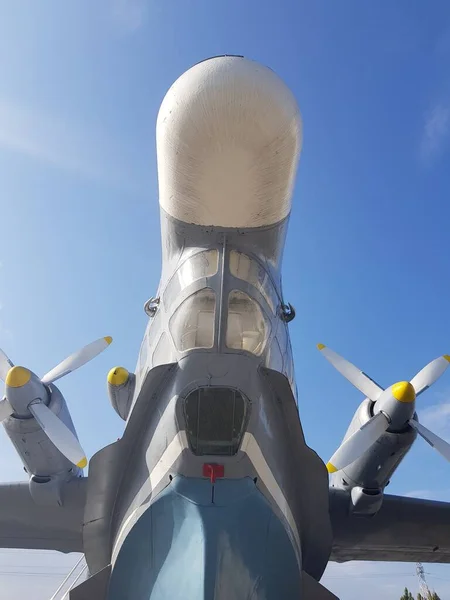 Cuerpo Viejo Avión Anfibio Militar — Foto de Stock