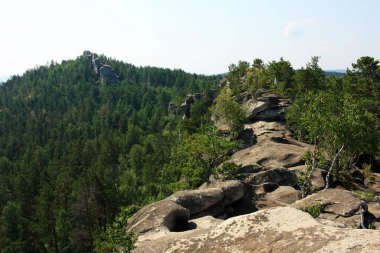 Ural taygasında dağ sırası