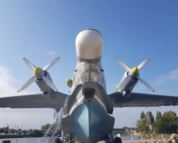 Fuselaje Viejo Avión Anfibio Militar — Foto de Stock