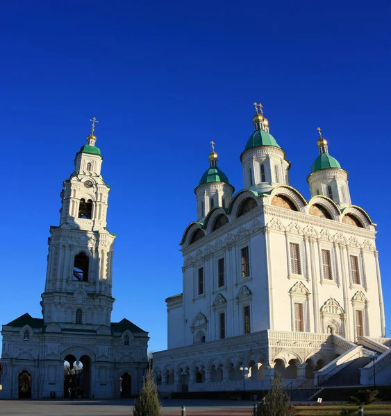 Православная Церковь Астраханском Кремле — стоковое фото