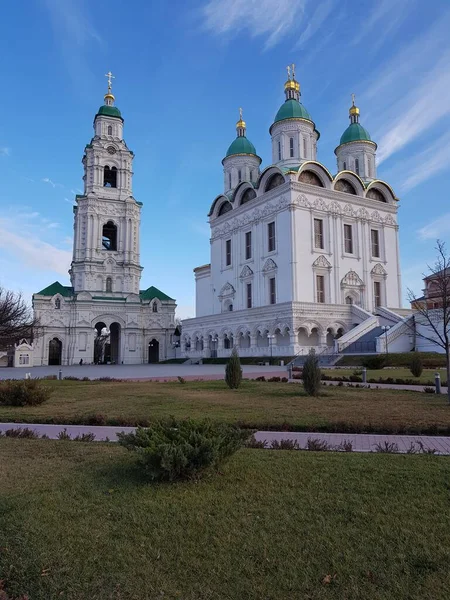 Christelijk Orthodoxe Kerk Het Astrachan Kremlin — Stockfoto