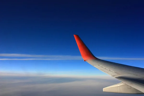 Aviones Ala Cielo Azul — Foto de Stock