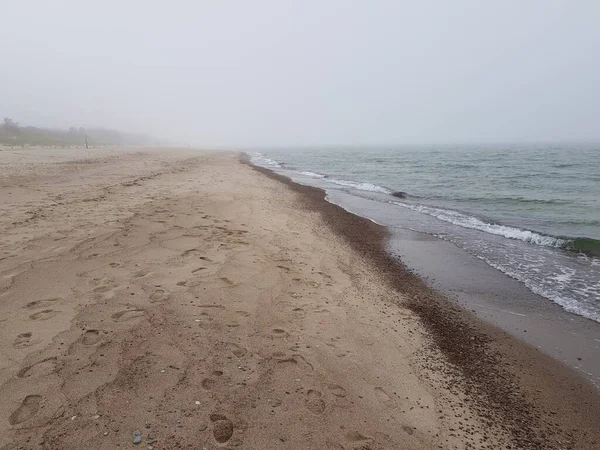 波罗的海的沙滩海岸 — 图库照片