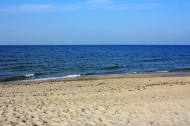 Baltık Denizi 'nin kumlu kıyısı