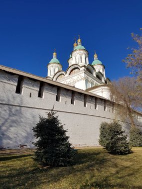 Astrakhan Kremlin 'deki Ortodoks Hıristiyan Katedrali
