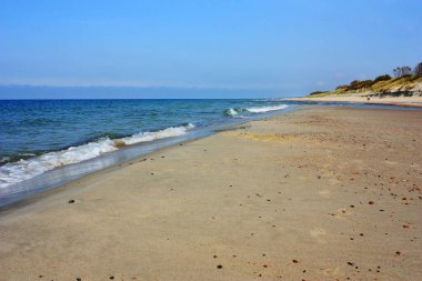 Baltık Denizi 'nin kumlu kıyısı