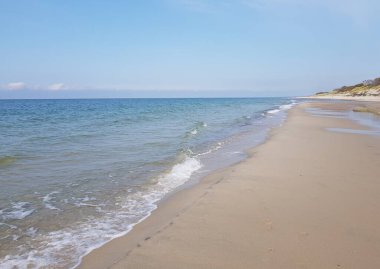 Baltık Denizi 'nin kumlu kıyısı