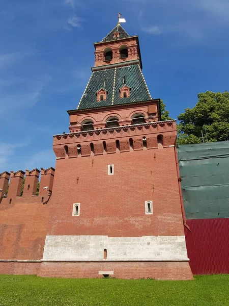 Turm Und Mauern Des Moskauer Kreml — Stockfoto