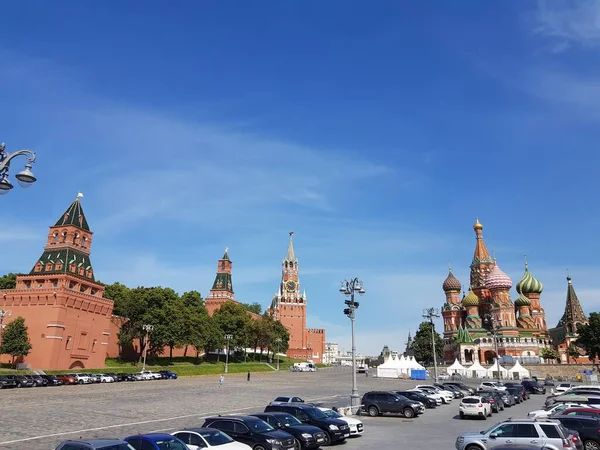 Murallas Torres Del Kremlin Moscú — Foto de Stock