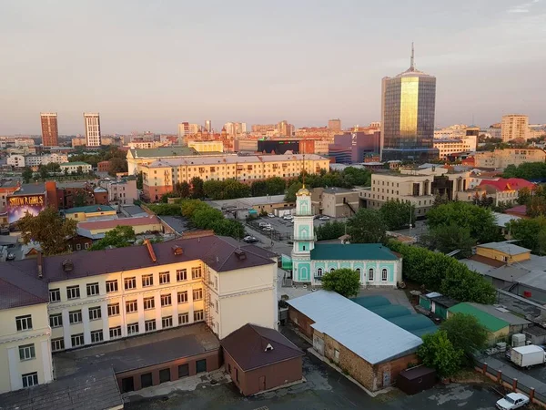 Mesquita Muçulmana Centro Cidade Chelyabinsk — Fotografia de Stock