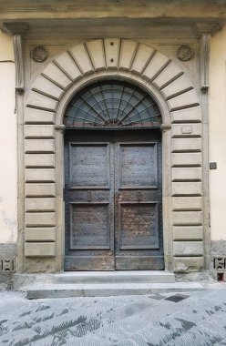 door of an old building in florence, italy