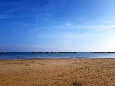 Güzel deniz manzarası. doğa arkaplanı