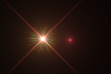 Dijital lens flare