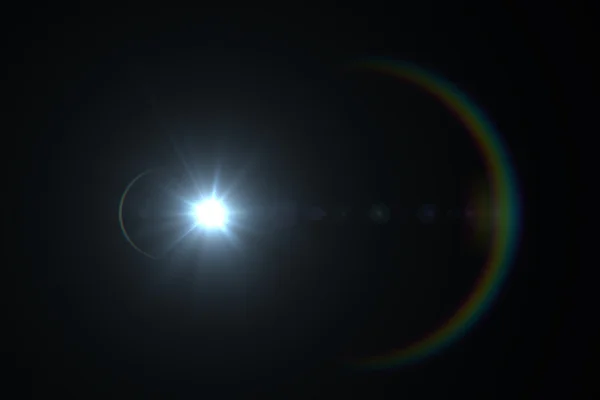 Digitale lens flare — Stockfoto