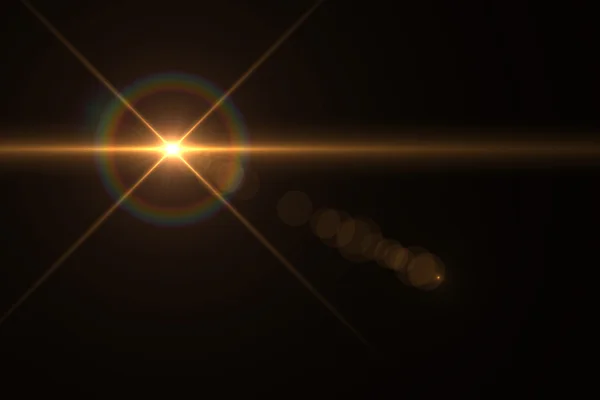 Digitale lens flare — Stockfoto