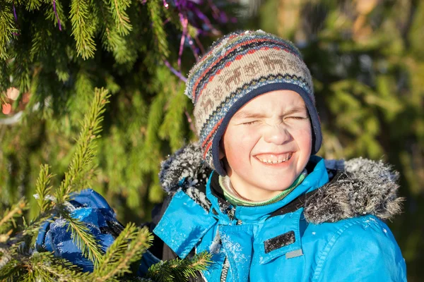 Portrét veselá šťastné dítě — Stock fotografie