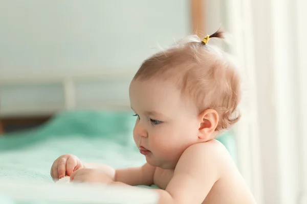 Immagine di carina bambina, ritratto primo piano — Foto Stock