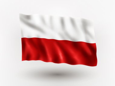 Polonya bayrağı.