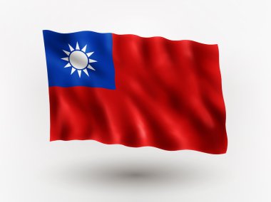 Tayvan bayrağı.