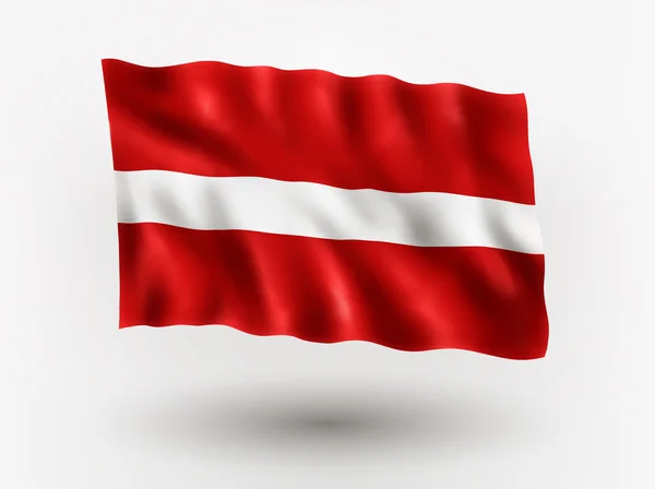 Flag of Latvia. — Stock Vector