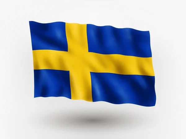 Flag of Sweden. — Stock Vector