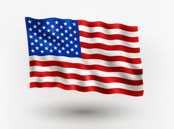 Vlag van de VS. — Stockvector