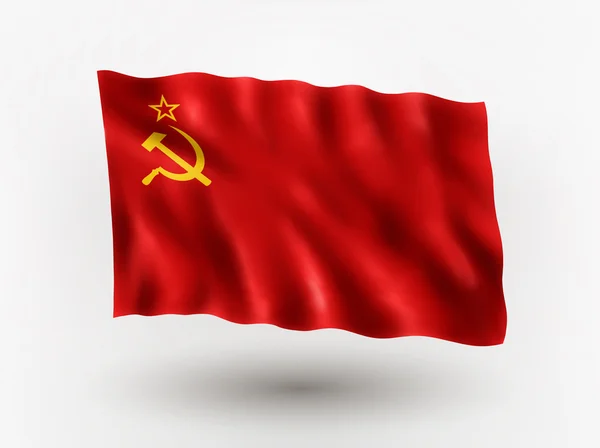 Szovjetunió zászlaja. — Stock Vector