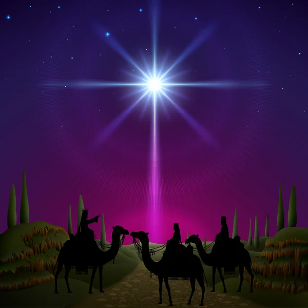 Three wise men — Stock Vector