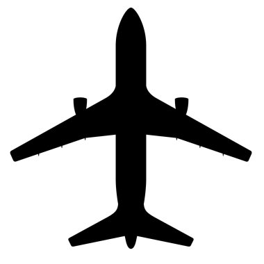 uçak silueti
