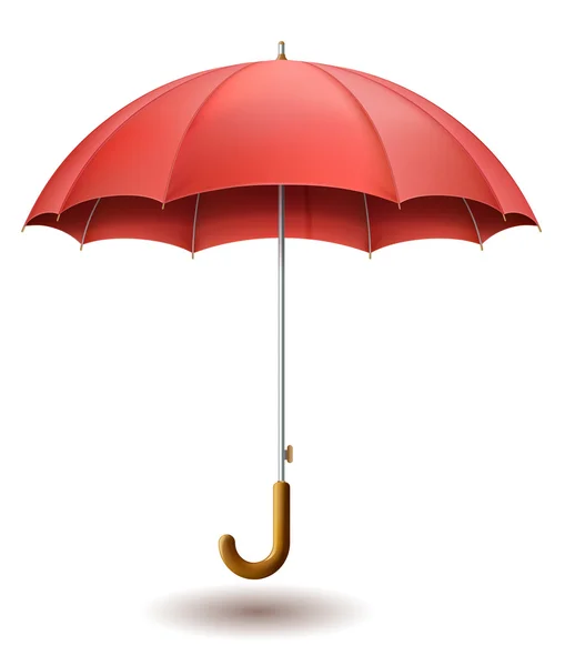 Parapluie rouge — Image vectorielle