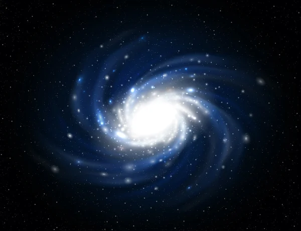 Illustration av Vintergatan — Stock vektor