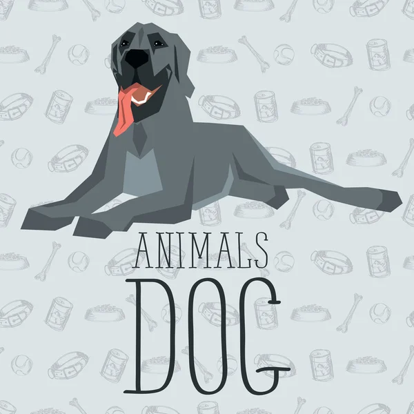 Grand chien Danois — Image vectorielle