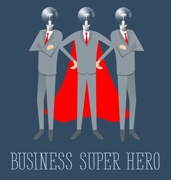 Super hero team — Stock Vector