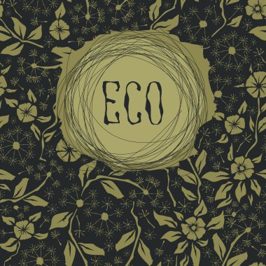 Dikişsiz çiçek deseni