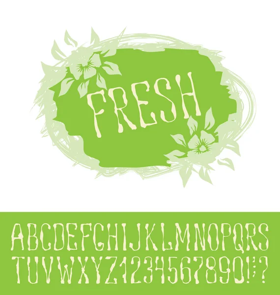 Logo s nápisem Fresh — Stockový vektor