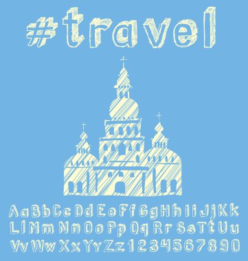 seyahat konsepti ile anıt