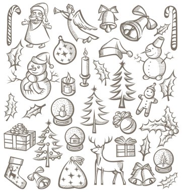 Noel nesneleri ve öğeleri