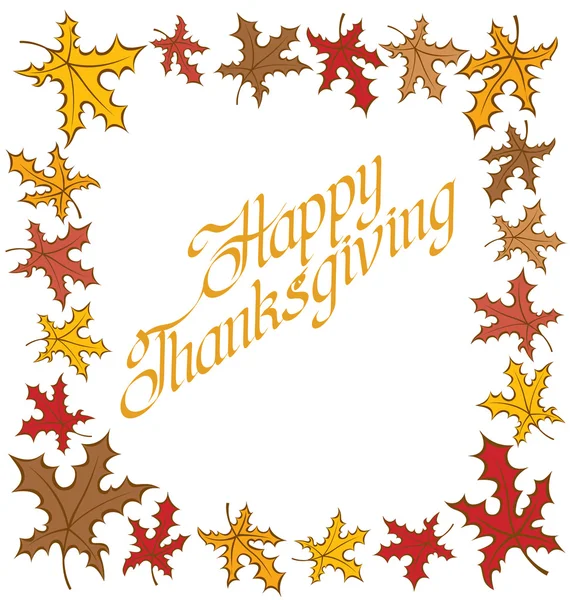 Thanks Giving text — Stock Vector